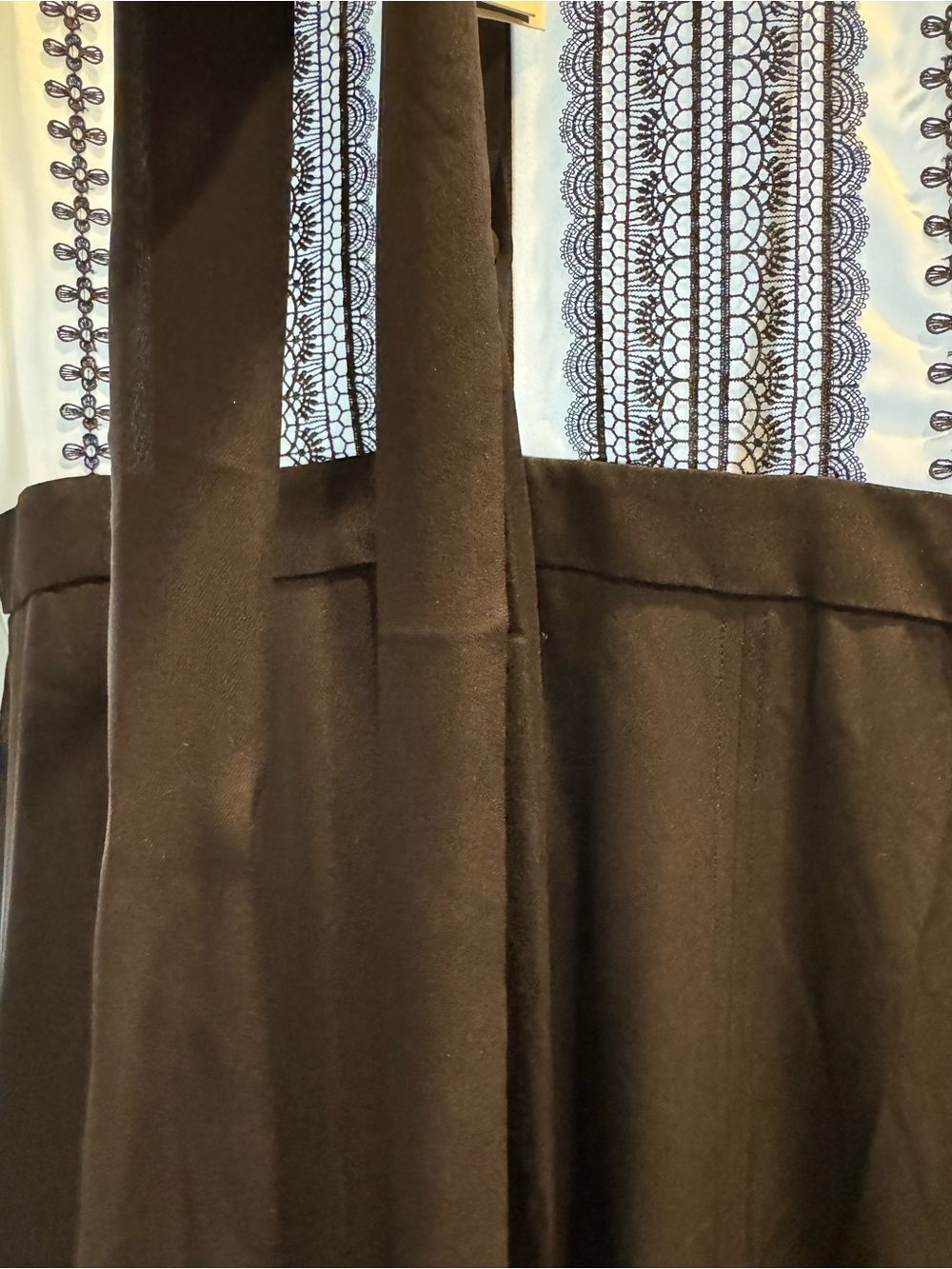 ME+EM Black and cream Long Sleeve Midi Dress - Picture 5 of 6